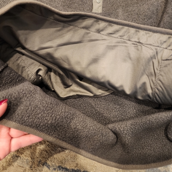 NWT L.L.Bean Grey Sweater Fleece Pullover Mens Size Large Tall - Picture 10 of 16